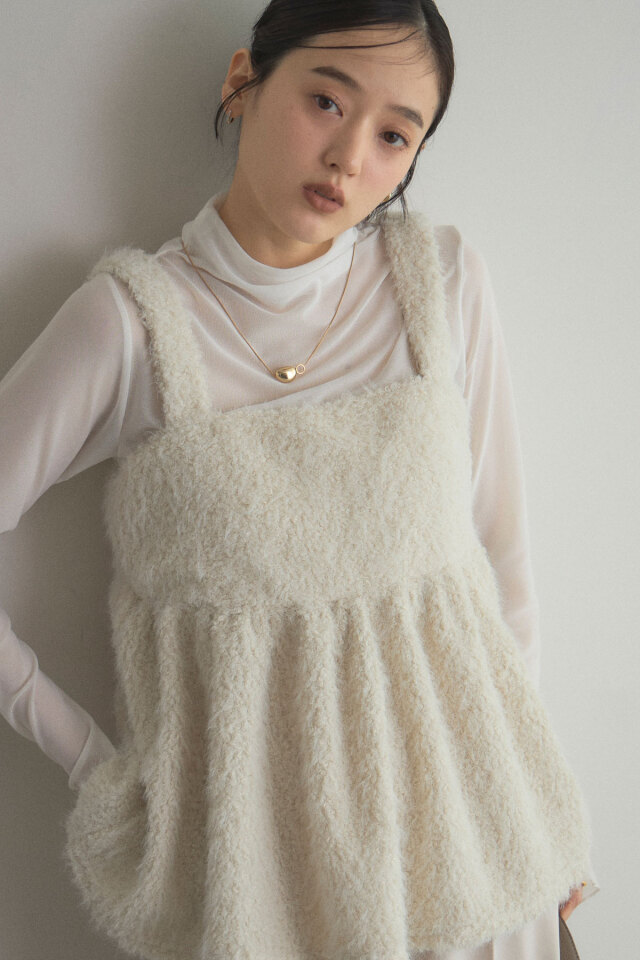 レーススリーブブラウス