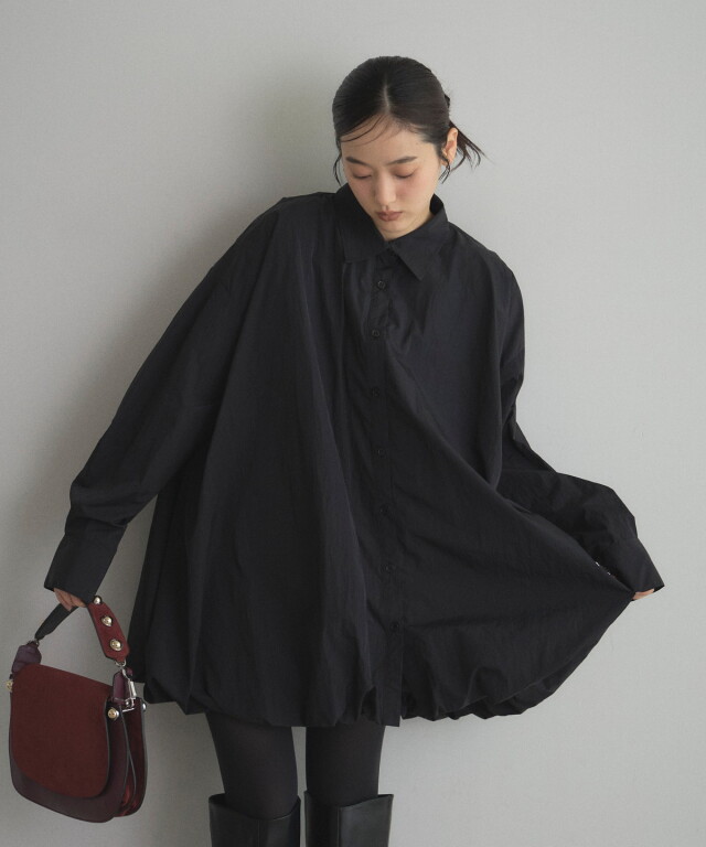 オフィシャルサイト限定】タフタバルーンシャツ