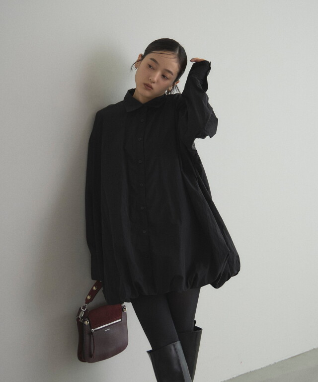 オフィシャルサイト限定】タフタバルーンシャツ