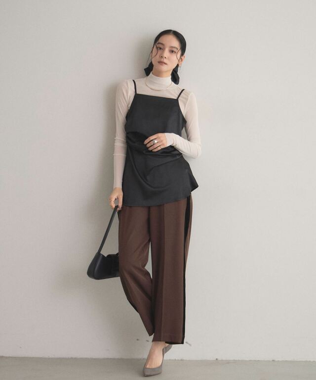 オフィシャルサイト限定】マットサテンキャミソール＆シュシュセット