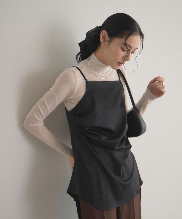 オフィシャルサイト限定】マットサテンキャミソール＆シュシュセット