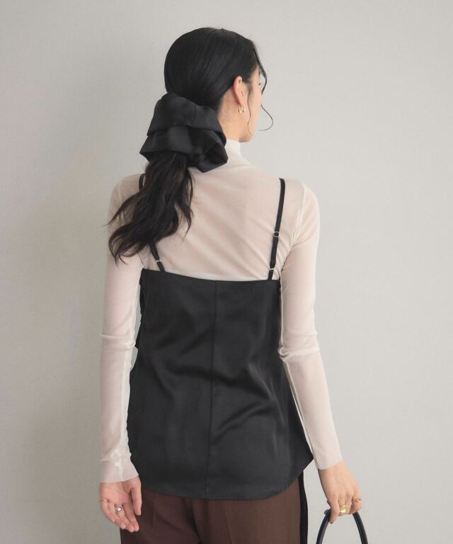 オフィシャルサイト限定】マットサテンキャミソール＆シュシュセット