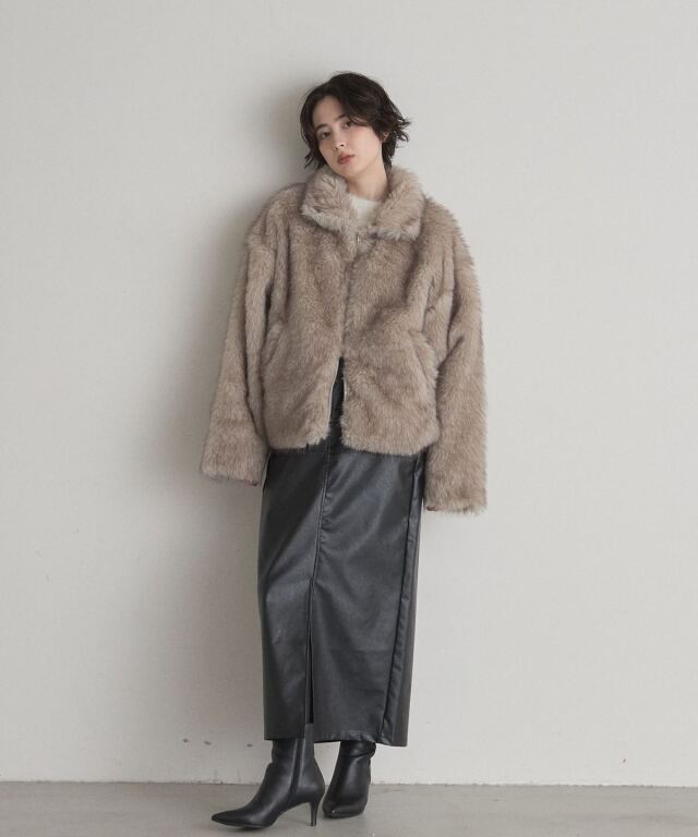 WEB限定】フェイクファージャケット