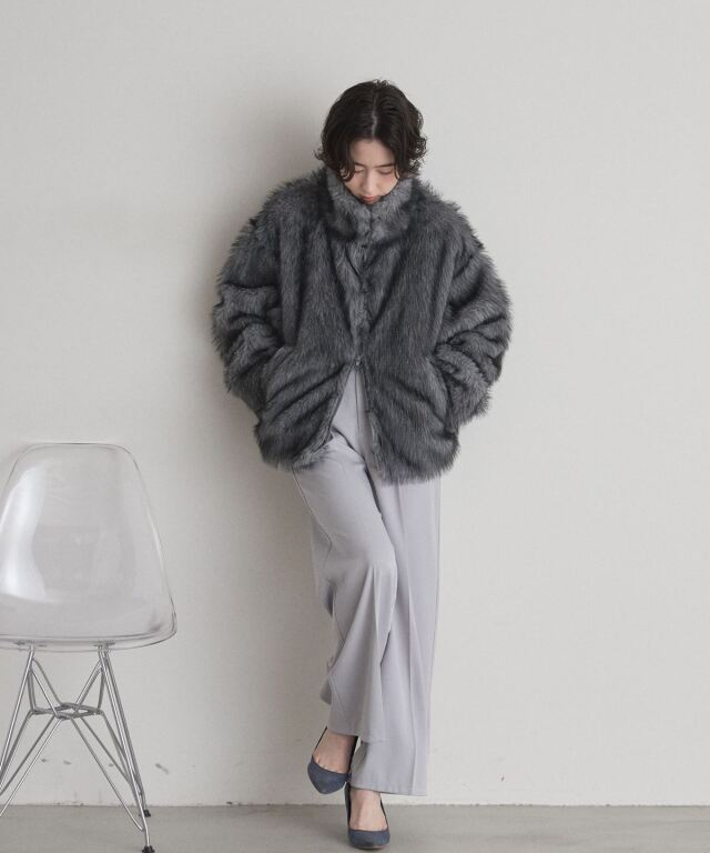 WEB限定】フェイクファージャケット