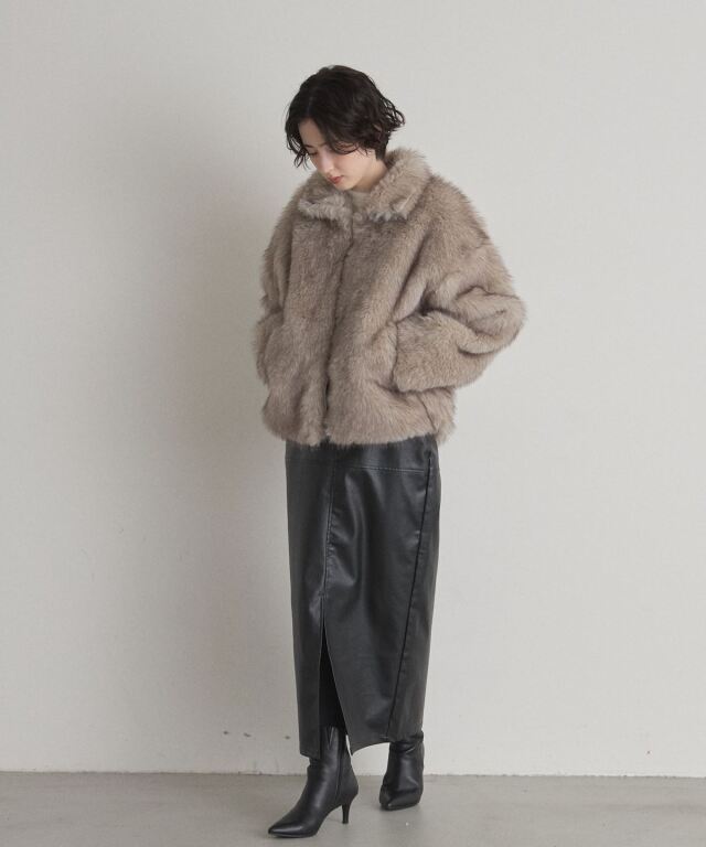 WEB限定】フェイクファージャケット