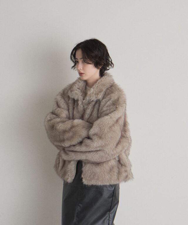 WEB限定】フェイクファージャケット
