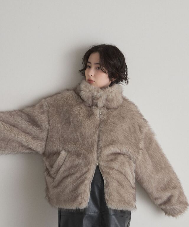 WEB限定】フェイクファージャケット