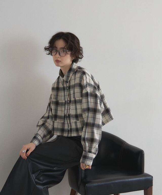 超美品！Atelier GG チェックシャツ赤 ★2ハーフ 赤×青チェックシャツ - ピンクハウス通販｜リサイクルブティック