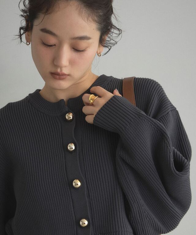 未使用品！完売品 ENFOLD ドッキングディティール ニットカーディガン ENFOLD - ENFOLD / エンフォルド | ドッキングニットカーディガン | 38