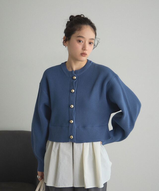 WEB限定】ドッキングニットカーディガン