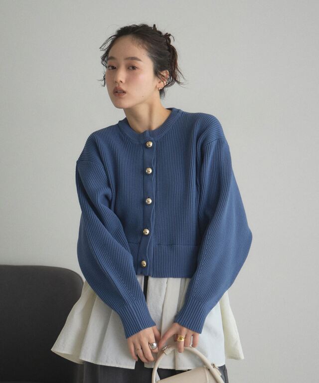 【WEB限定】ドッキングニットカーディガン