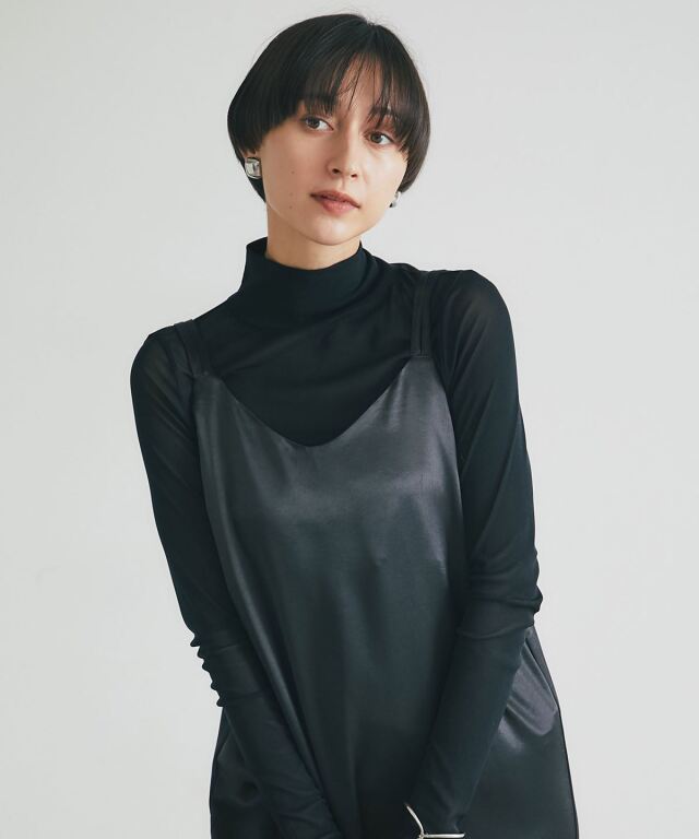 オフィシャルサイト限定】サテンキャミワンピース