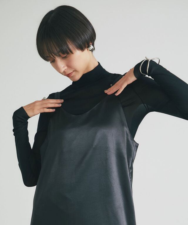 オフィシャルサイト限定】サテンキャミワンピース