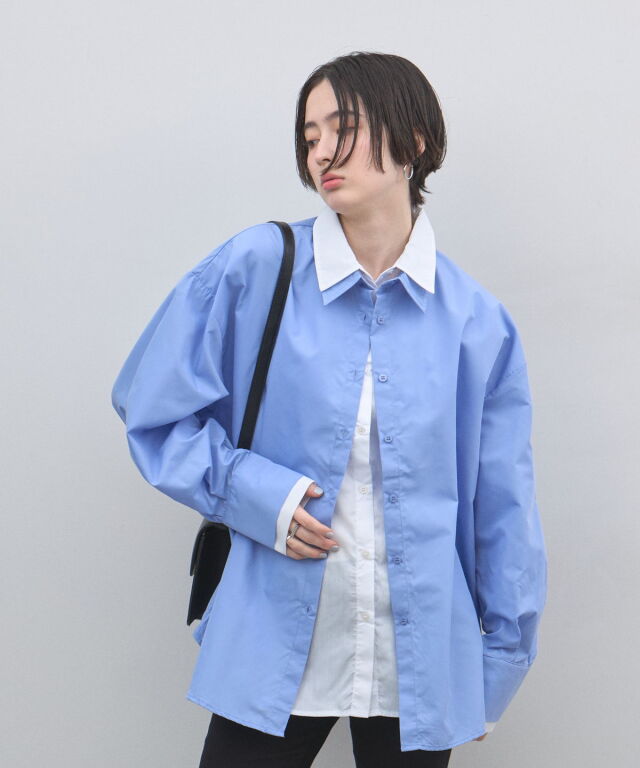 オフィシャルサイト限定】ブロードレイヤードシャツ
