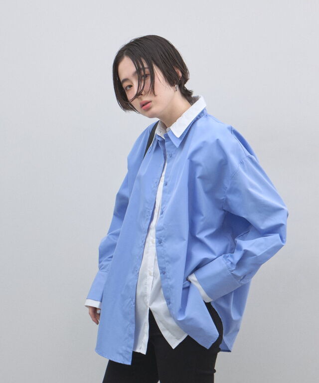 オフィシャルサイト限定】ブロードレイヤードシャツ
