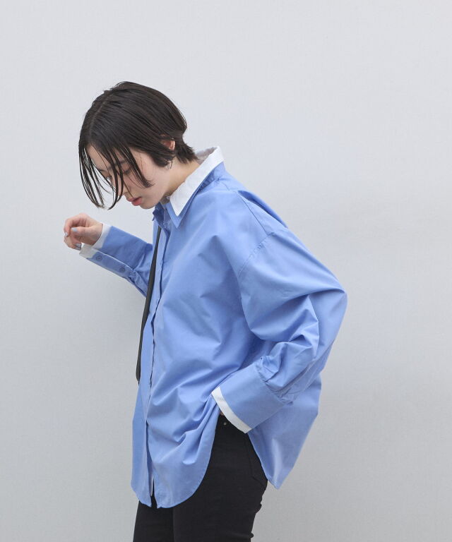 オフィシャルサイト限定】ブロードレイヤードシャツ