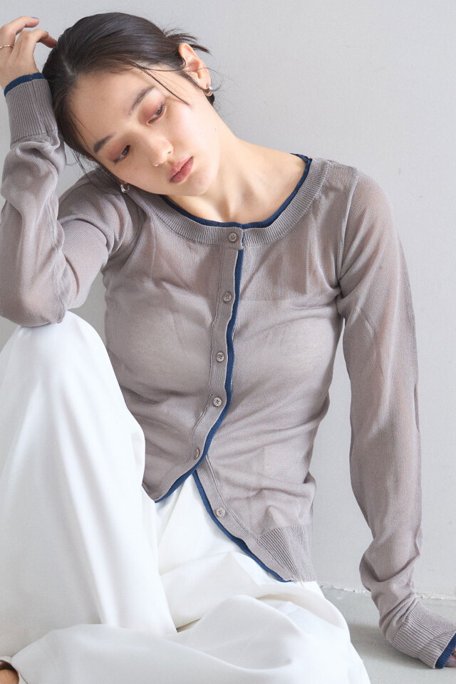 レーススリーブブラウス