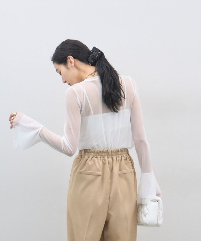fairy♡シアーフレアスリーブトップ シアーフレアスリーブトップ / GRACE CONTINENTAL | GRACE CONTINENTAL