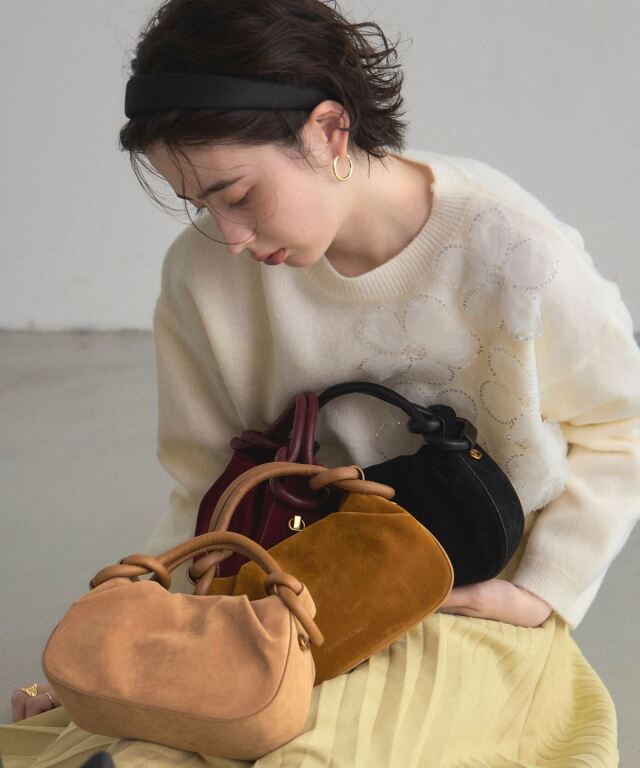 オフィシャルサイト限定】スエードバッグ