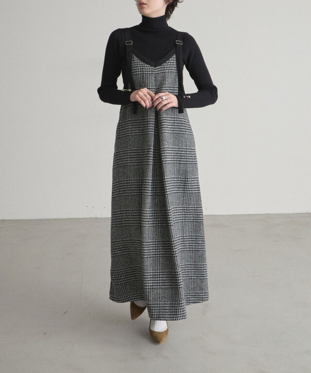 オフィシャルサイト限定】グレンチェック2WAYワンピース