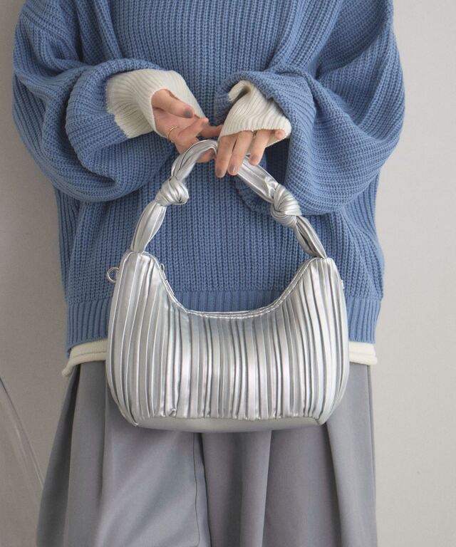 オフィシャルサイト限定】ワンハンドルプリーツバッグ