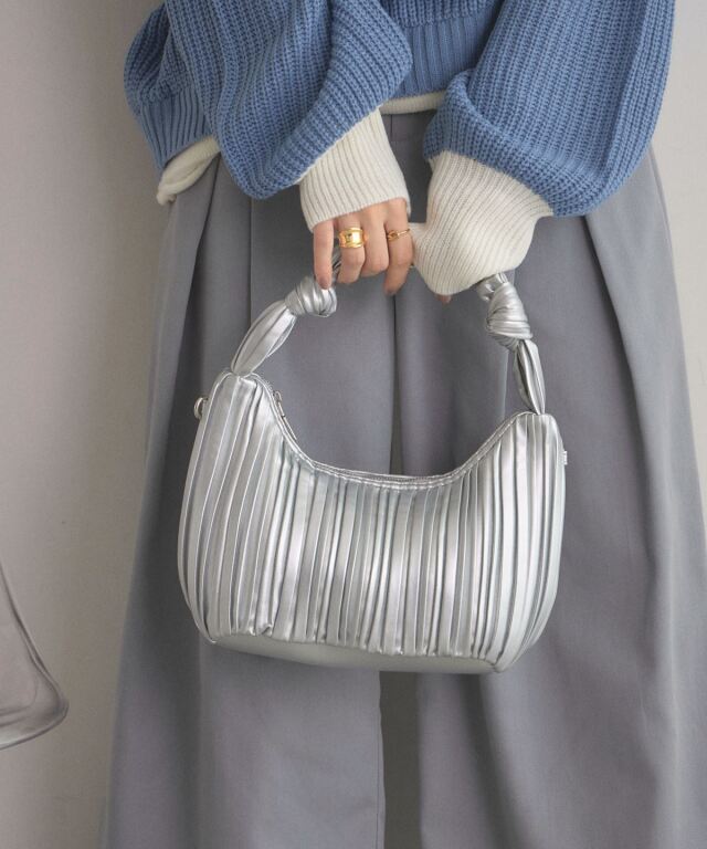 HIGH-CLASS ワンハンドル　バッグ オフィシャルサイト限定】ワンハンドルプリーツバッグ