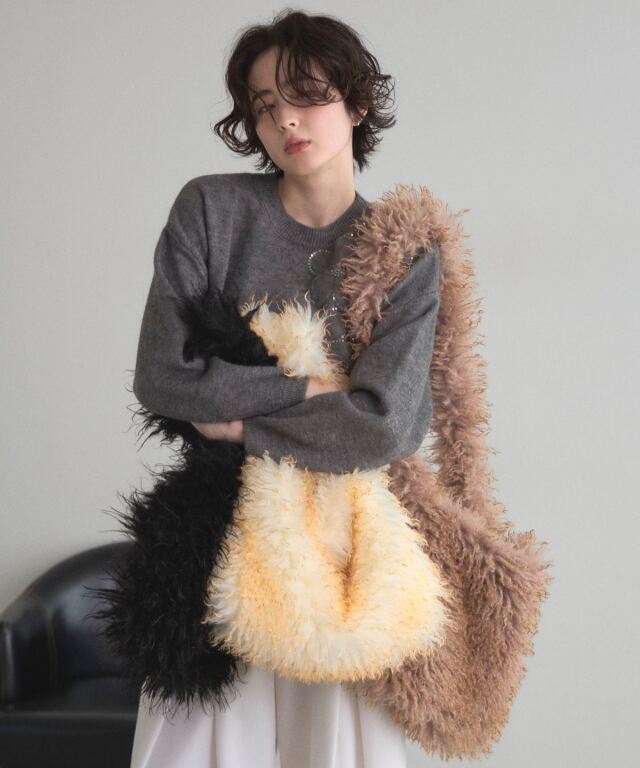 オフィシャルサイト限定】フェイクファートートバッグ