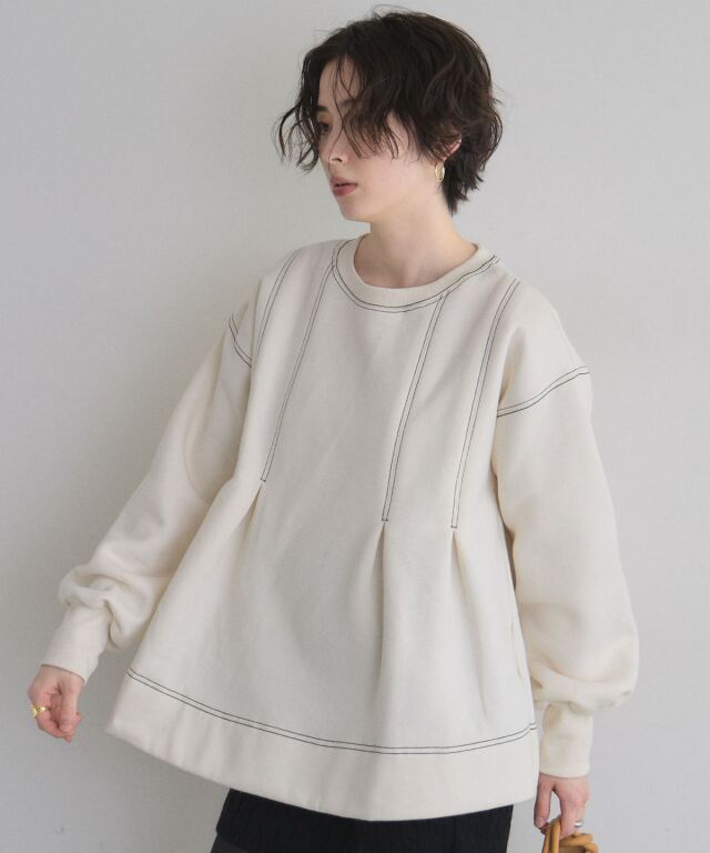 オフィシャルサイト限定】タックAライン裏起毛スウェット