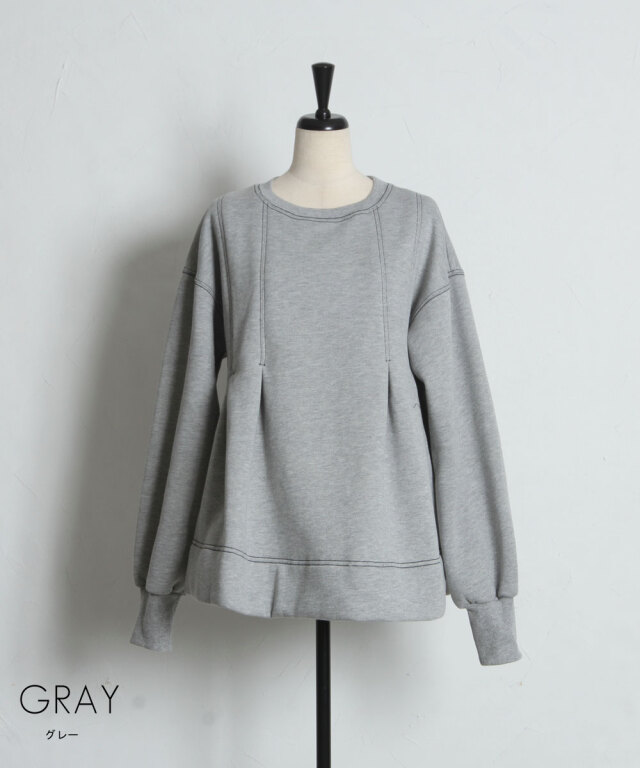 オフィシャルサイト限定】タックAライン裏起毛スウェット
