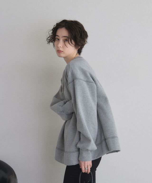 オフィシャルサイト限定】タックAライン裏起毛スウェット