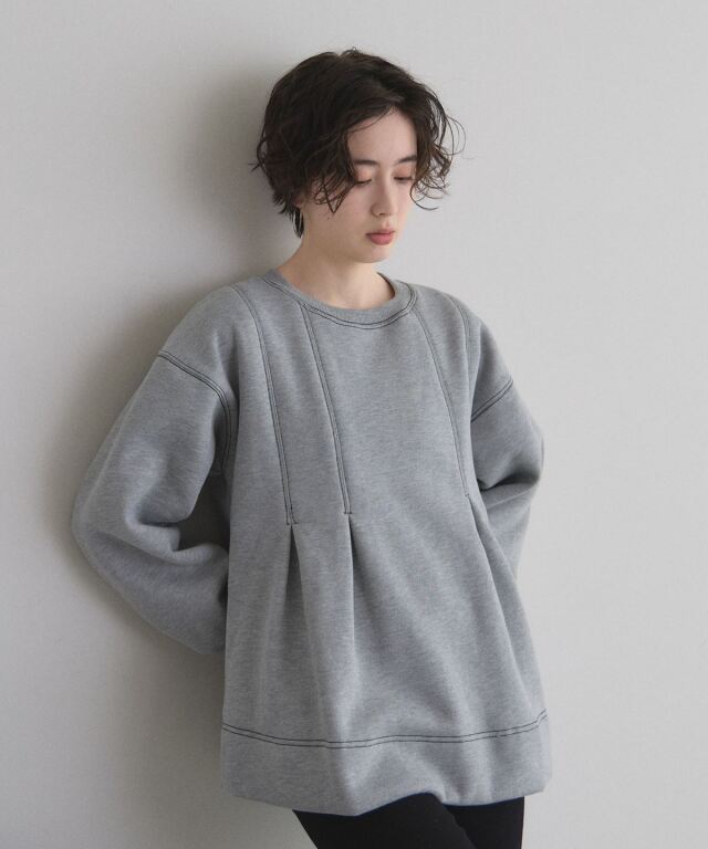 【カミュウ☆】化粧箱つき美品STELLAMcCARTNEY裏起毛スウェット オフィシャルサイト限定】タックAライン裏起毛スウェット