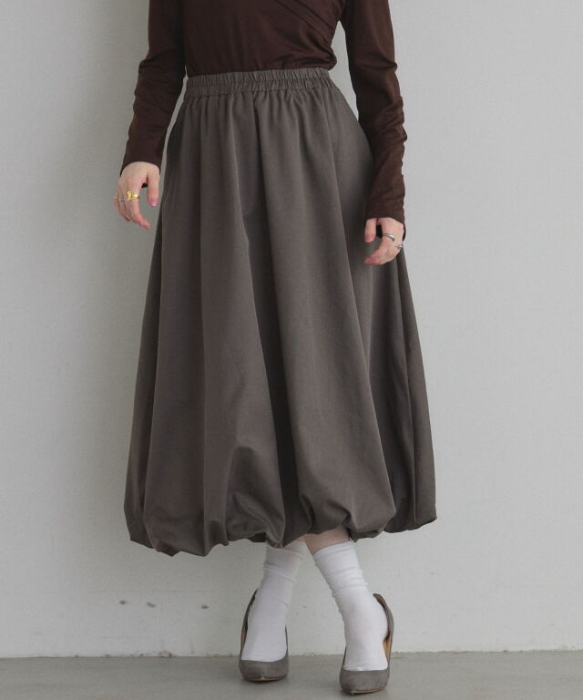 【オフィシャルサイト限定】タフタバルーンスカート