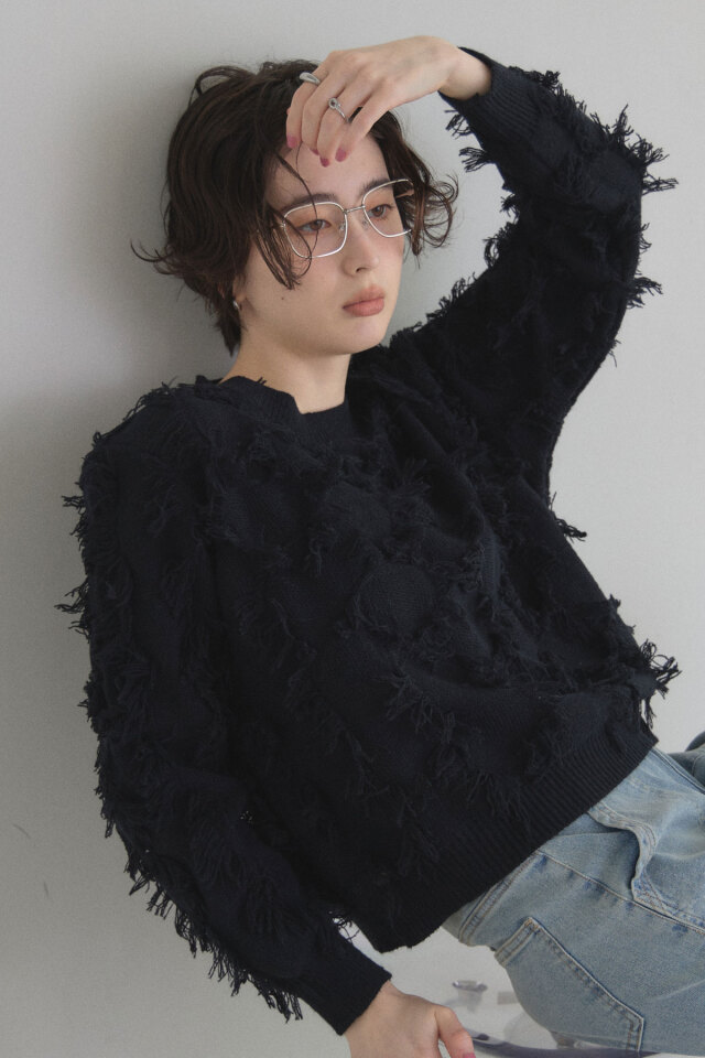 ケーブルニット