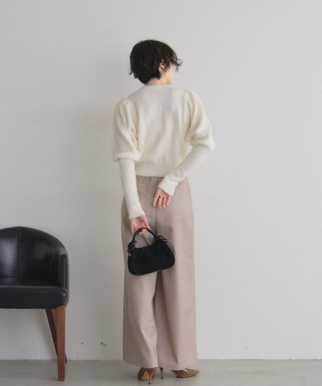 オフィシャルサイト限定】モヘアパフスリーブニット