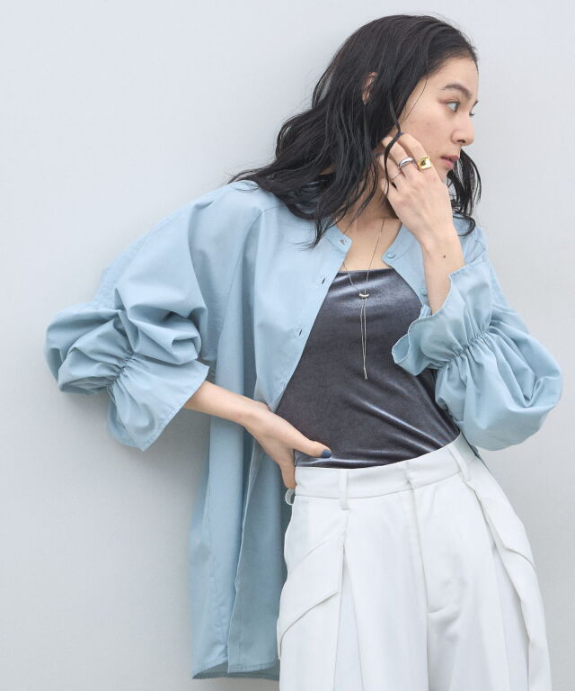 【オフィシャルサイト限定】キャンディスリーブオーバーシャツ