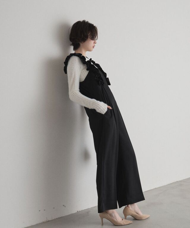 オフィシャルサイト限定】ベロアフリルオールインワン