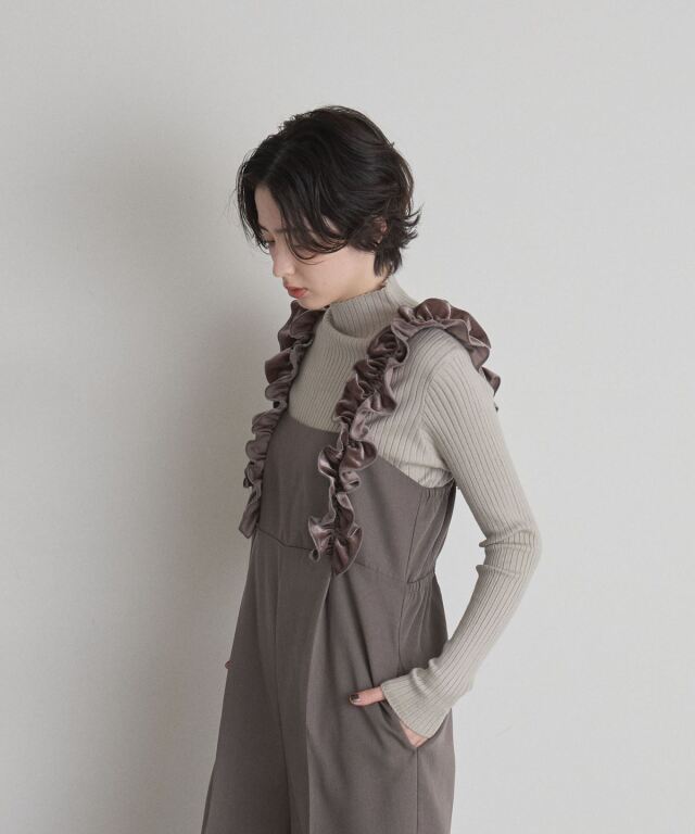 オフィシャルサイト限定】ベロアフリルオールインワン