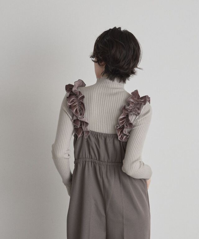 オフィシャルサイト限定】ベロアフリルオールインワン