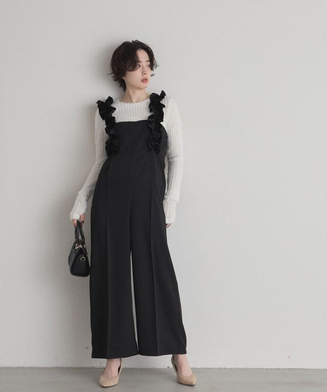 オフィシャルサイト限定】ベロアフリルオールインワン