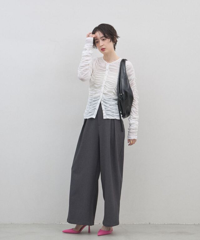 オフィシャルサイト限定】シャーリングシアーカーディガン