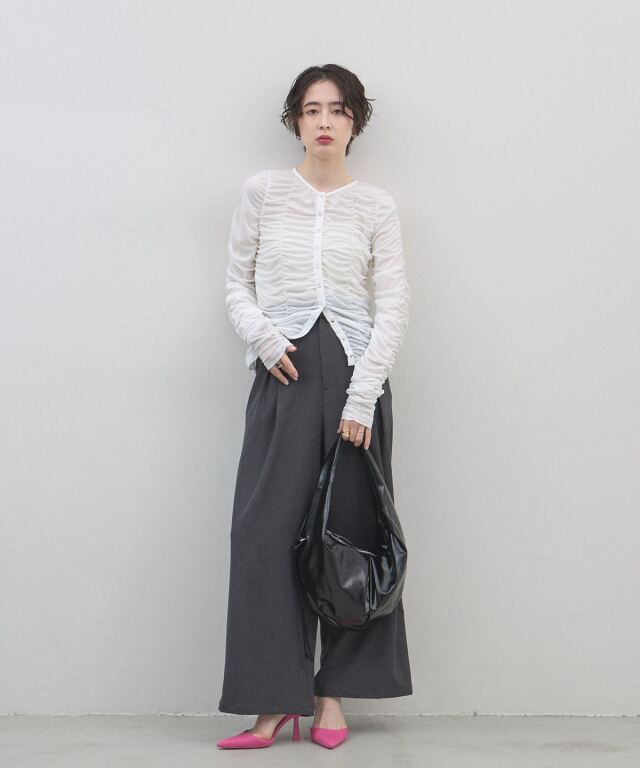 オフィシャルサイト限定】シャーリングシアーカーディガン