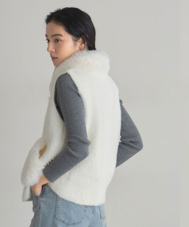 ホワイトモコモコ ジップアップワンピース(ベスト) オフィシャルサイト