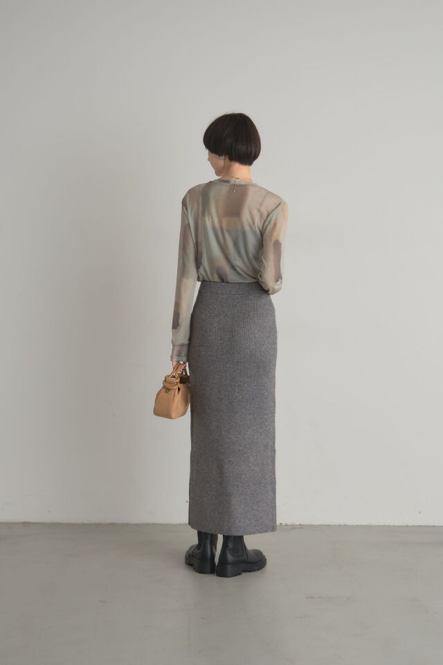 WEB限定】2WAYニットビスチェ/スカート