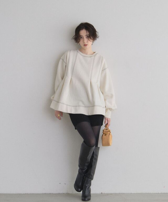 オフィシャルサイト限定】ケーブルニットショートパンツ