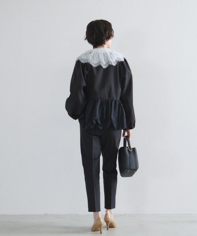 オフィシャルサイト限定】バルーンペプラムジャケット