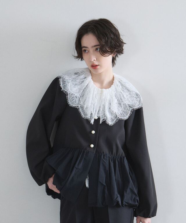 【オフィシャルサイト限定】バルーンペプラムジャケット