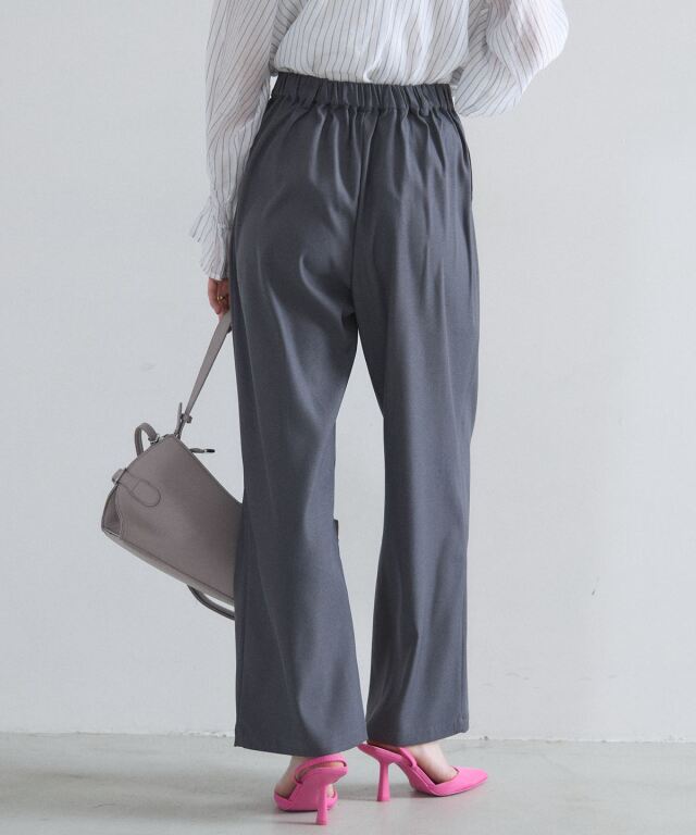 オフィシャルサイト限定】美脚タックパンツ（セットアップ可能）