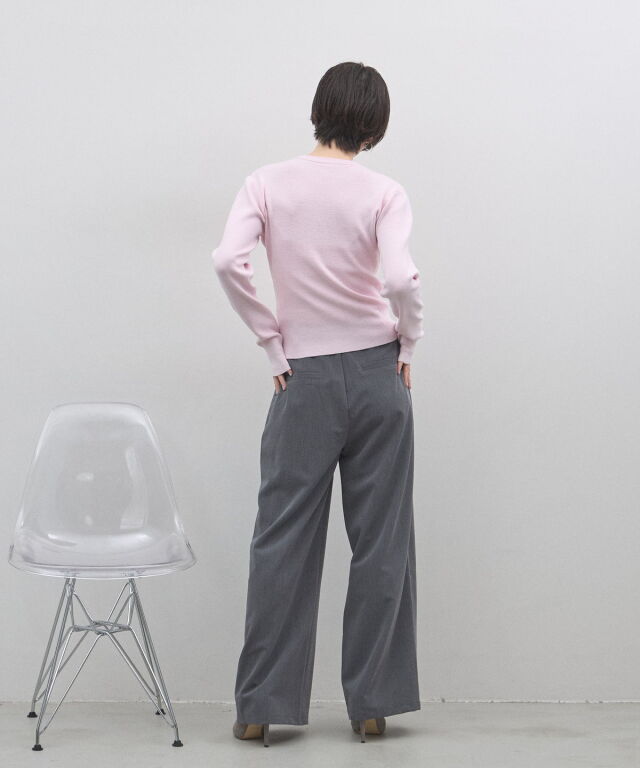 レイヤード風カーディガン