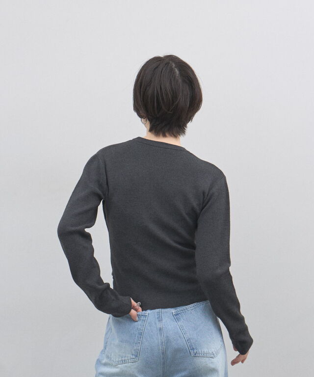 レイヤード風カーディガン