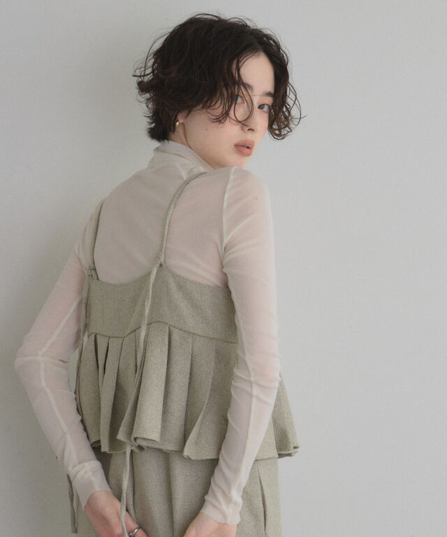 OLUN ジャケット&ビスチェ Azalea Wang Remy-Midnight Soft Faux Leather Notch Collar Belted